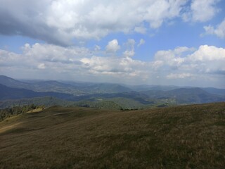 landscape with mountains