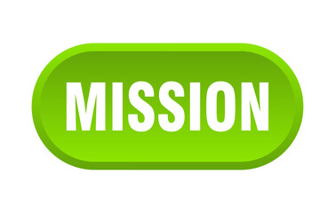 mission button. rounded sign on white background
