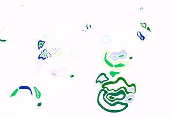 Light Multicolor vector texture with disks.