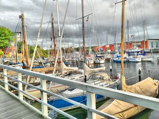 boats in the harbour