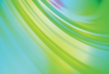 Light Blue, Green vector glossy abstract layout.