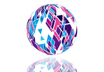 イラスト　球体　イメージ