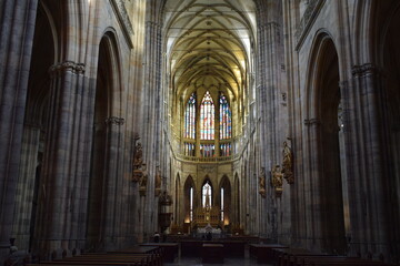 interior of the cathedral of saint
