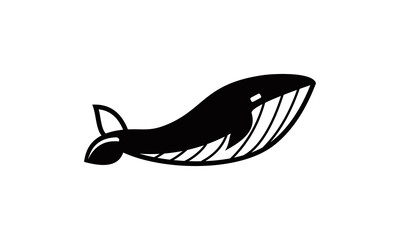 icon whale vector 