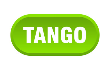tango button. rounded sign on white background