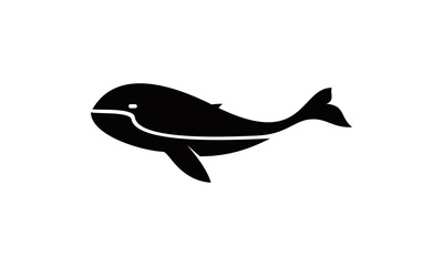 silhouette vector whale