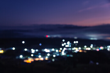 City light bokeh