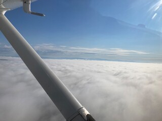 Above the clouds
