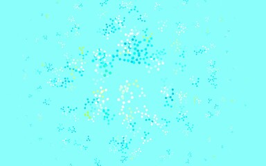 Light Green vector pattern with artificial intelligence network.