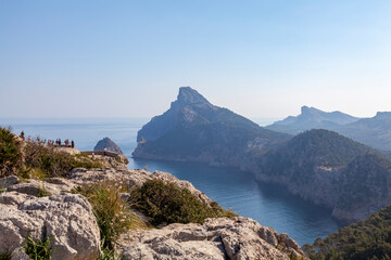 Fototapeta na wymiar Blick vom Mirador Punta de la Nao, Mallorca
