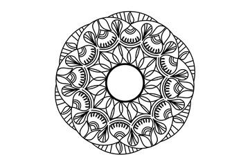 Classic mandala ornament design illustration