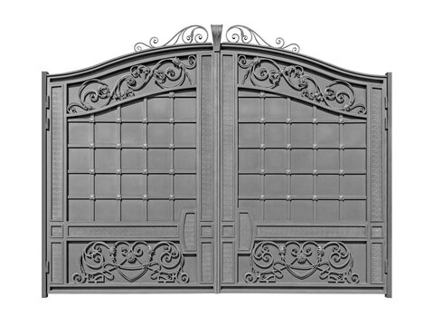 Gates with ornament.