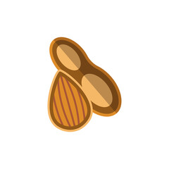 Nuts icon. Simple element from allergy collection. Creative Nuts icon for web design, templates, infographics and more