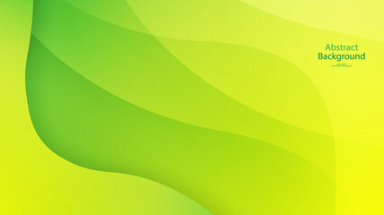 Green tone color and Yellow color background abstract art vector 
