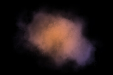 Abstract gradient smoke nebula background