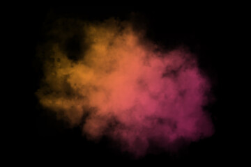 Abstract gradient smoke nebula background