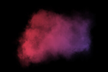 Abstract gradient smoke nebula background