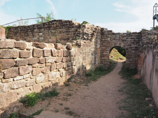 Burgruine Hohenburg bei Homburg im Saarland