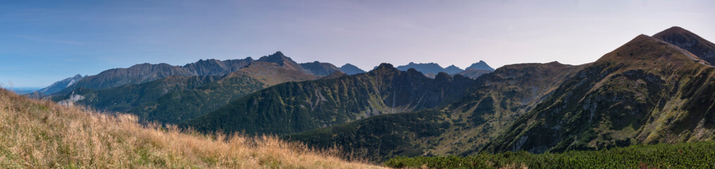  Panorama z Kondrackiej Przełęczy Wyżniej na Tatry Wysokie