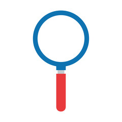 Lupe design, search tool and magnifying glass theme Vector illustration