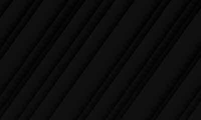 Obraz premium Abstract black dark shadow line pattern design modern luxury futuristic background vector illustration.