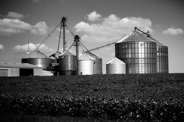 grain silos in the field © Gambit