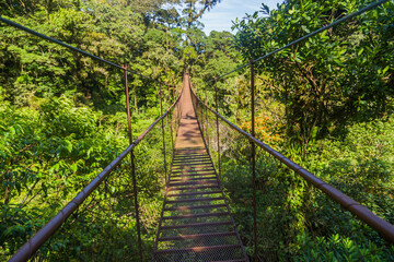 Hanging bridge in Panama