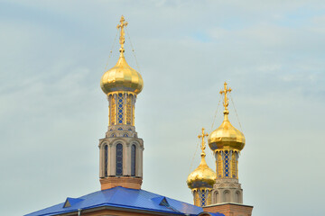 Fototapeta na wymiar Domes of the Orthodox Church.