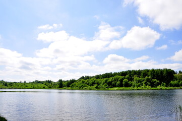 landscape with lake