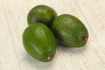 Ripe green dietary avocado - superfood
