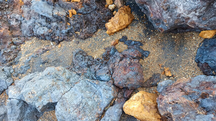 Texture, rocce e minerali Isola D'Elba.