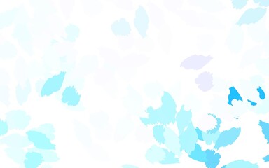 Light Pink, Blue vector backdrop with memphis shapes.