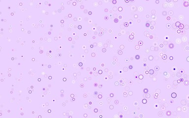 Light Purple vector background with spots.