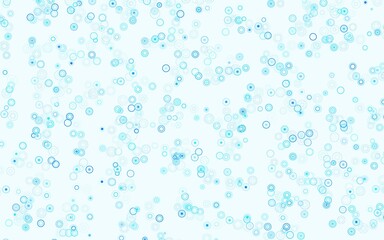 Light BLUE vector pattern with spheres.