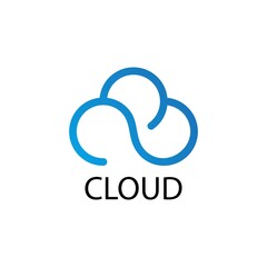 cloud logo vector