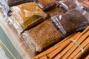 Spices sold at market in Victoria
