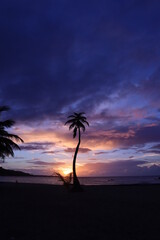 atardecer hermoso en la playa