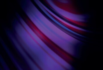 Dark Purple vector blurred bright template.