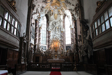 Obraz premium baroque church (saint-michel) in vienna (austria)