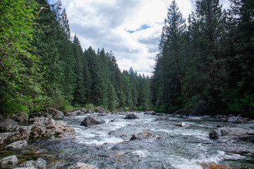 river in the mountains