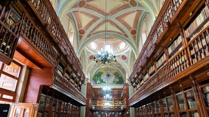 Old books, library