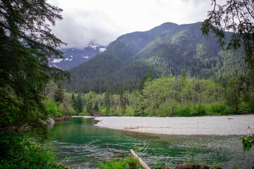 mountain river in the mountains