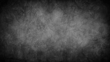 black background with grunge texture in old vintage paper design