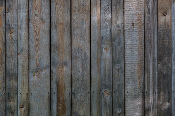 Old grey wooden plank background. Timber board. Grunge image. Board floor. Old rustic wooden texture.