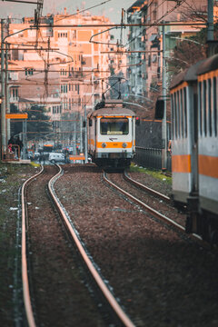Roma, il trenino che porta da termini centocelle 