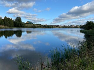 lake and sky