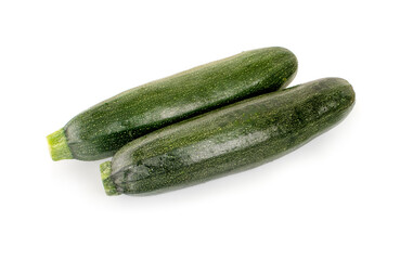 Zucchini an isolated on white background