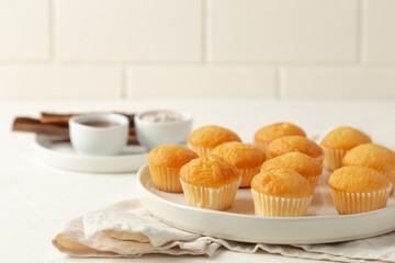 cup of coffee and muffin