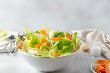 salad with vegetables and cheese