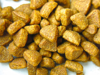 cat food pellets look like rocks or coffee